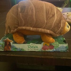 New in Pkg Disney Raya The Last Dragon “Tuk Tuk”  2 in 1 Fold n Roll Plush